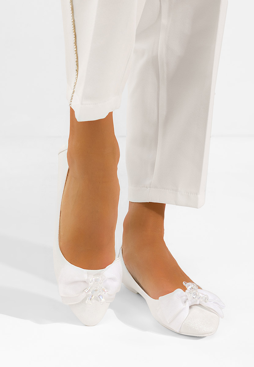 Ballerine eleganti Adelyma bianchi