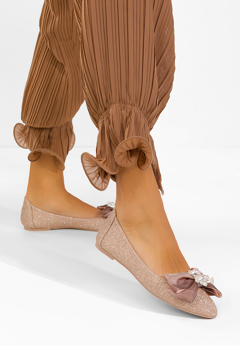 Ballerine eleganti Adelyma champagne