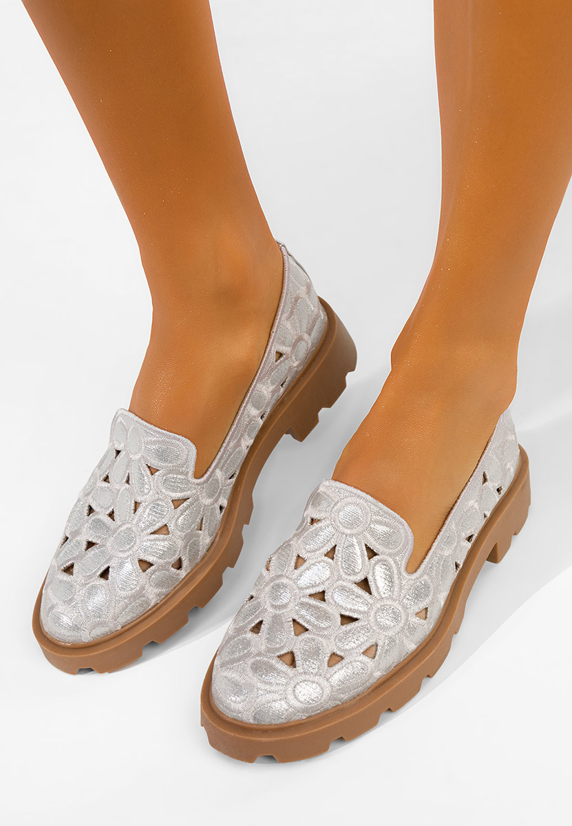 Scarpe basse donna Sorika argento