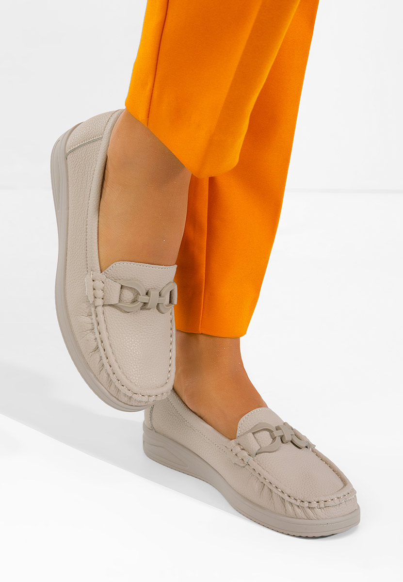 Mocassini da donna Cristiena cachi