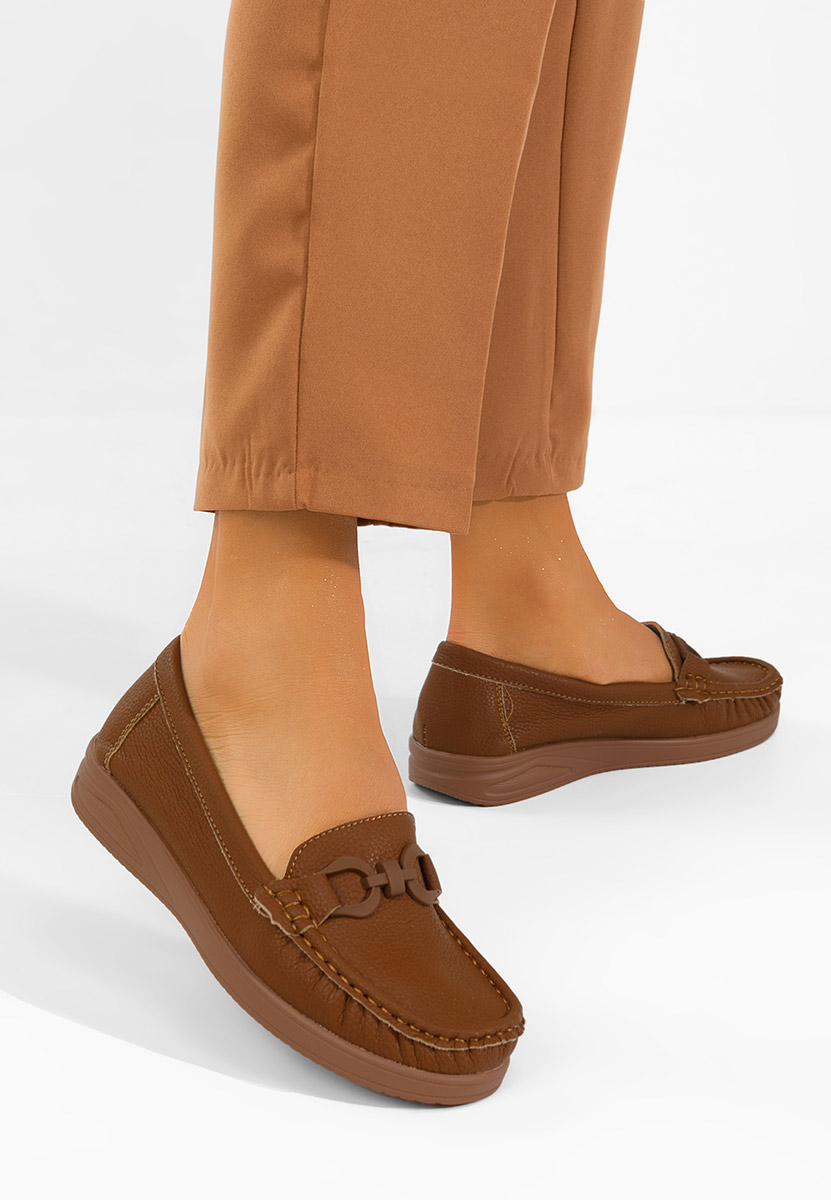 Mocassini da donna Cristiena camel