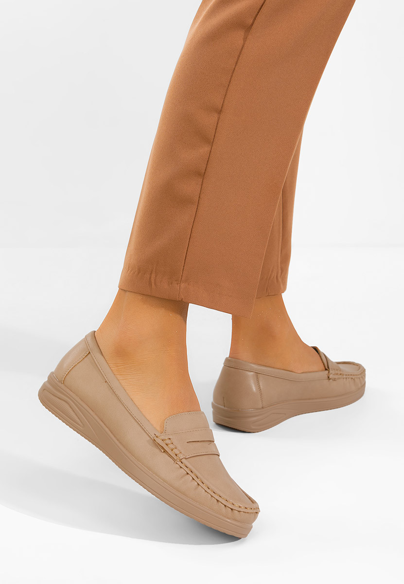 Mocassini da donna Elesya V2 beige