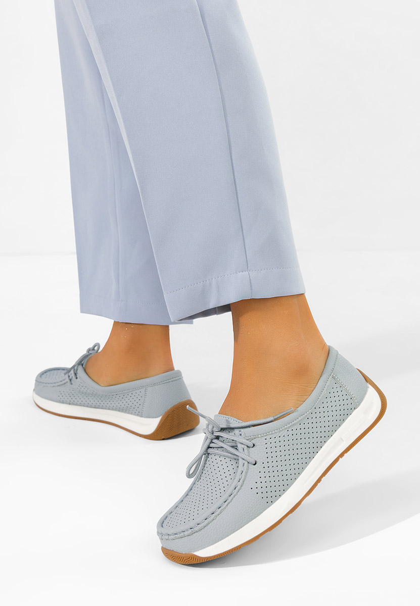 Mocassini da donna Kaliana blu