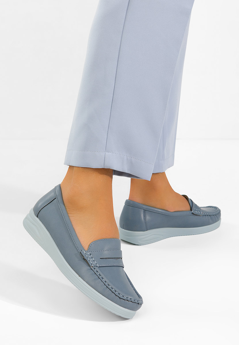 Mocassini da donna Elesya blu