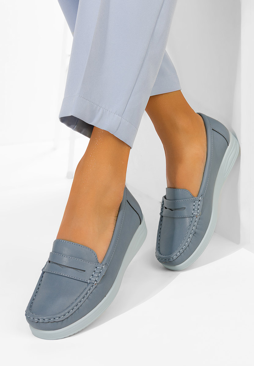 Mocassini da donna Elesya blu