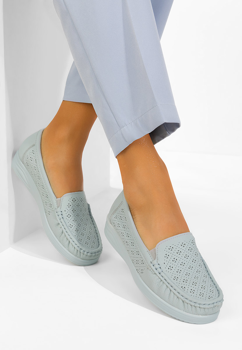 Mocassini da donna Valelia blu