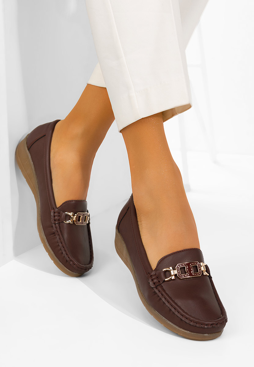 Mocassini da donna Varalia granata