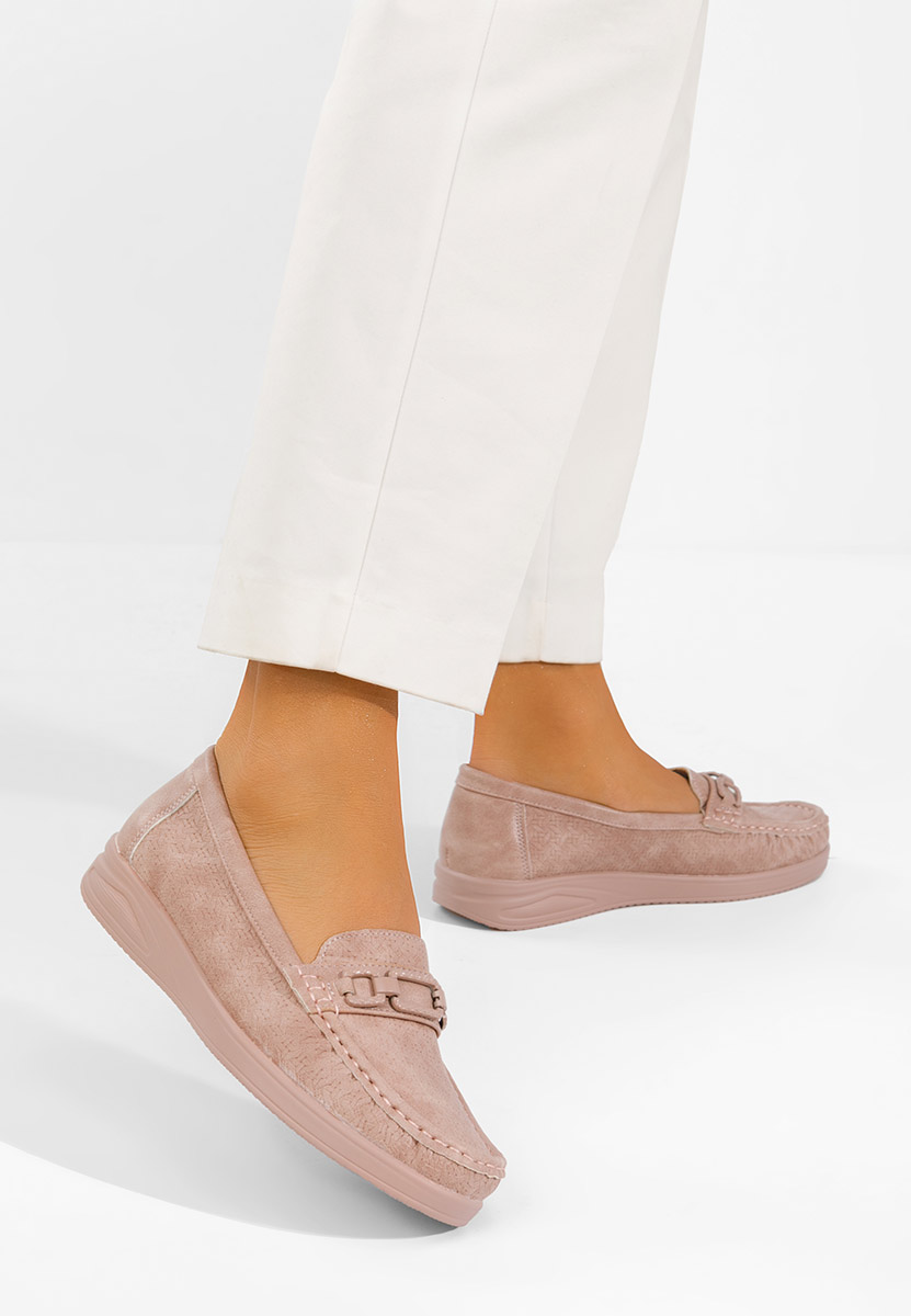 Mocassini da donna Ansleya rosa