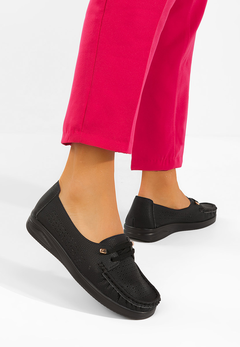 Mocassini da donna Samiera nero