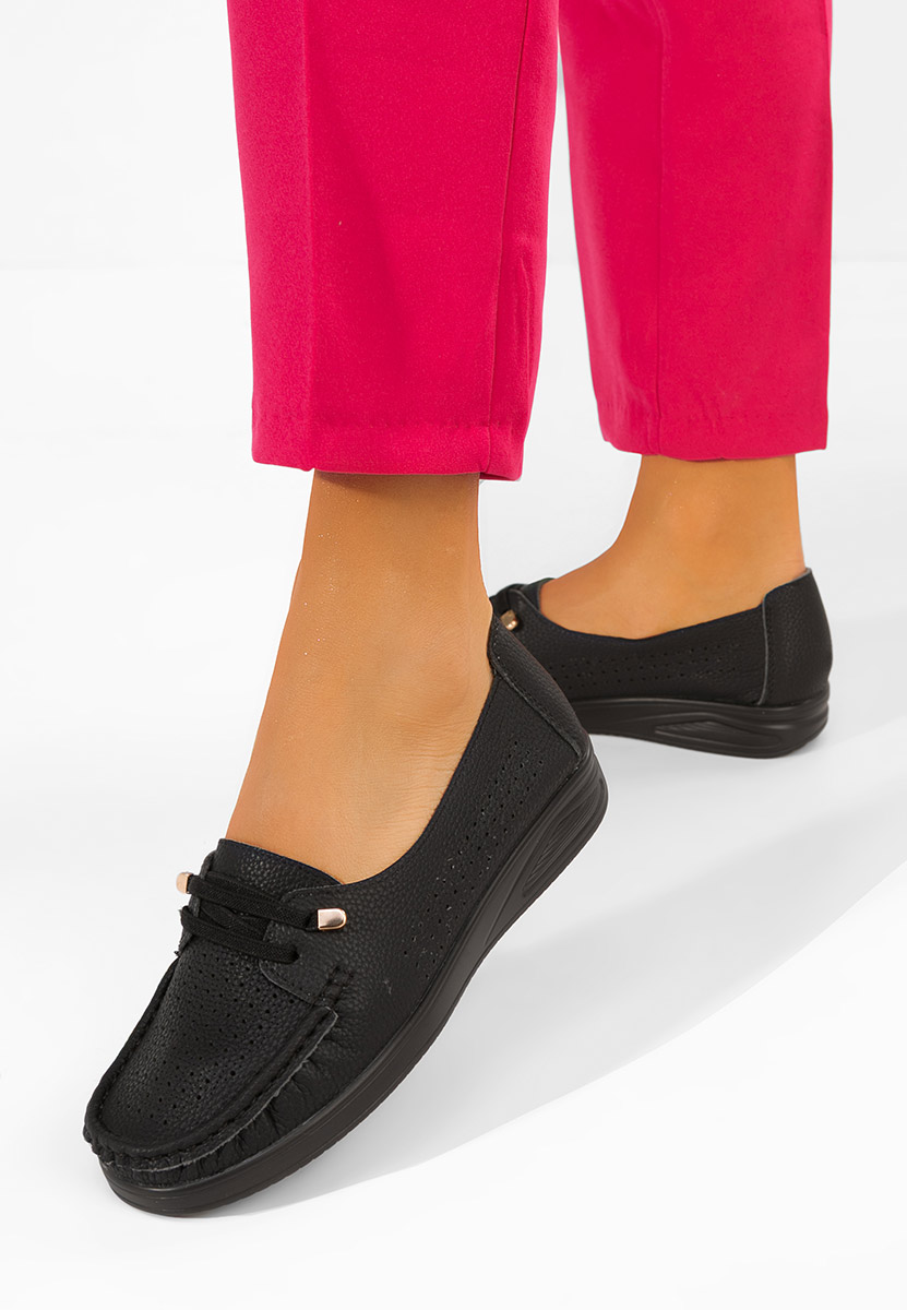 Mocassini da donna Samiera nero