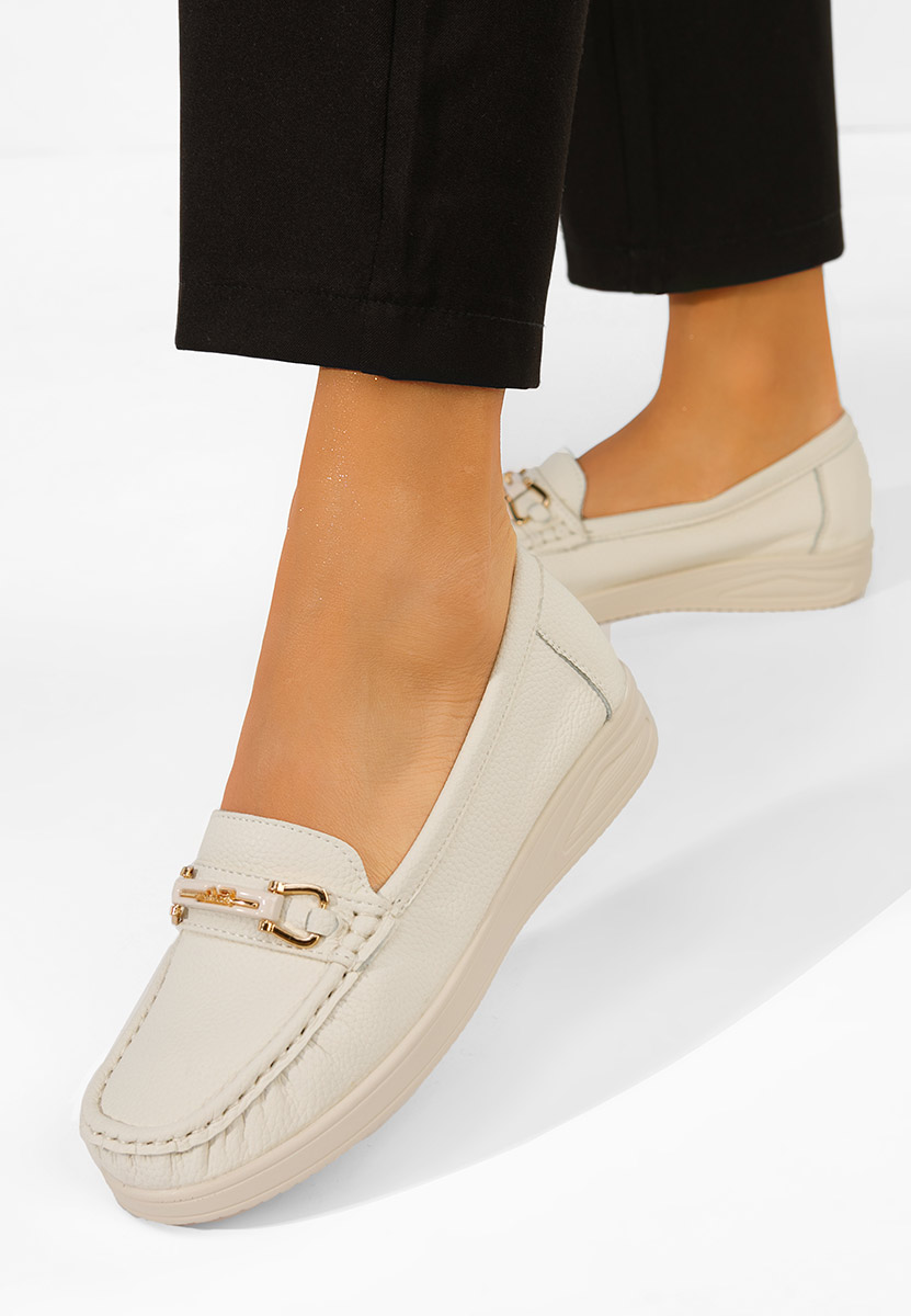 Mocassini da donna Odenia beige