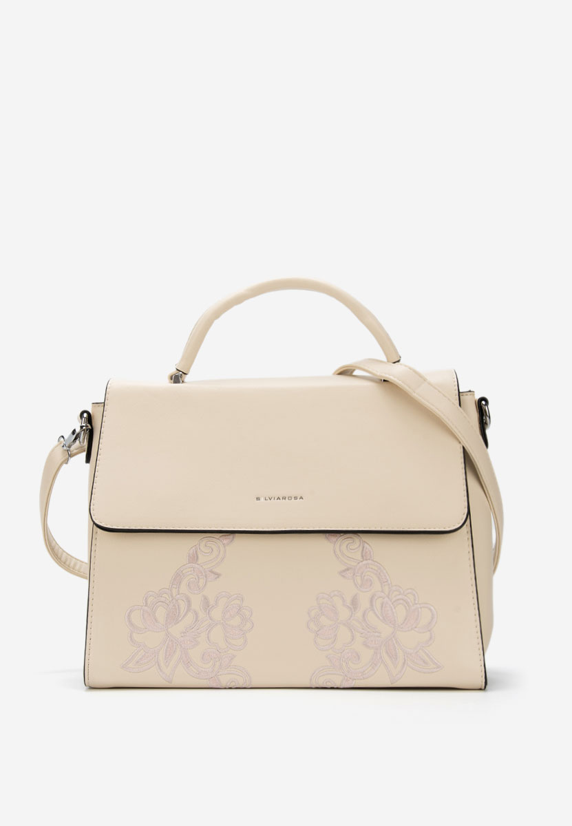Borsa a mano Silvia Rosa 5960 beige