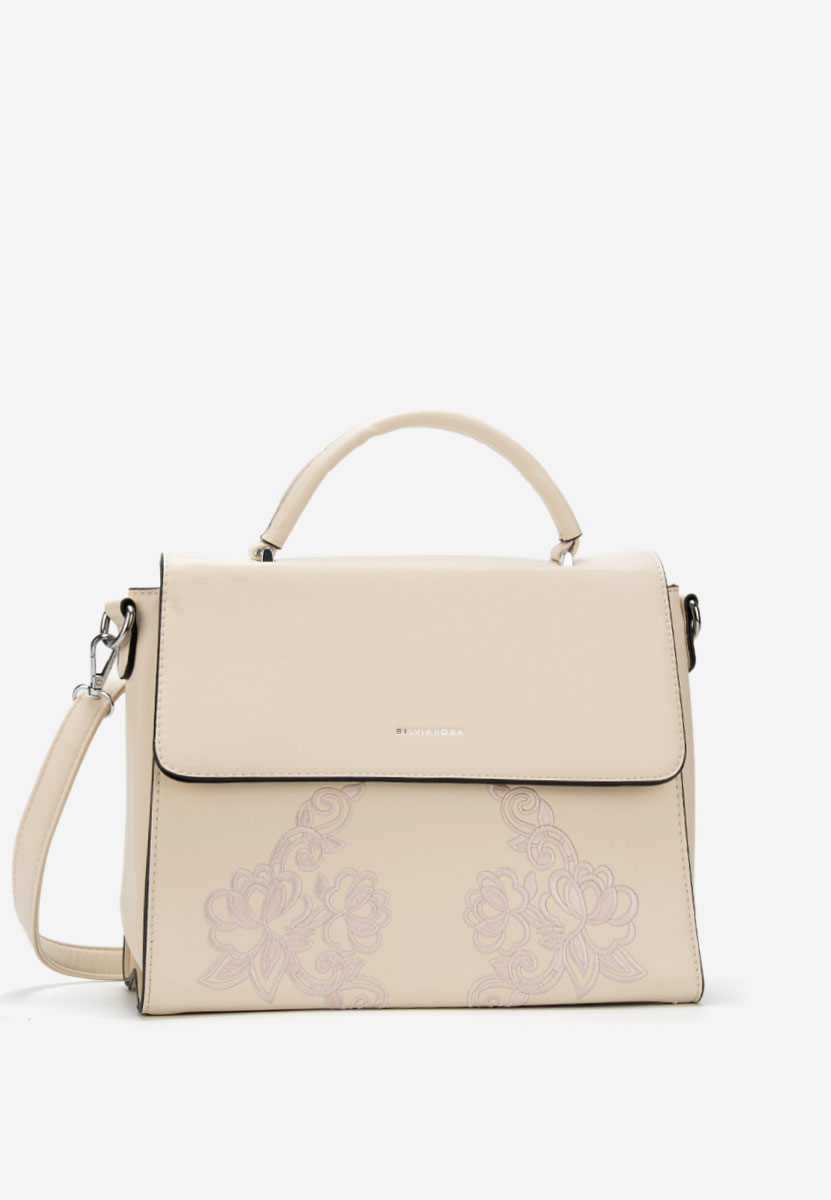 Borsa a mano Silvia Rosa 5960 beige