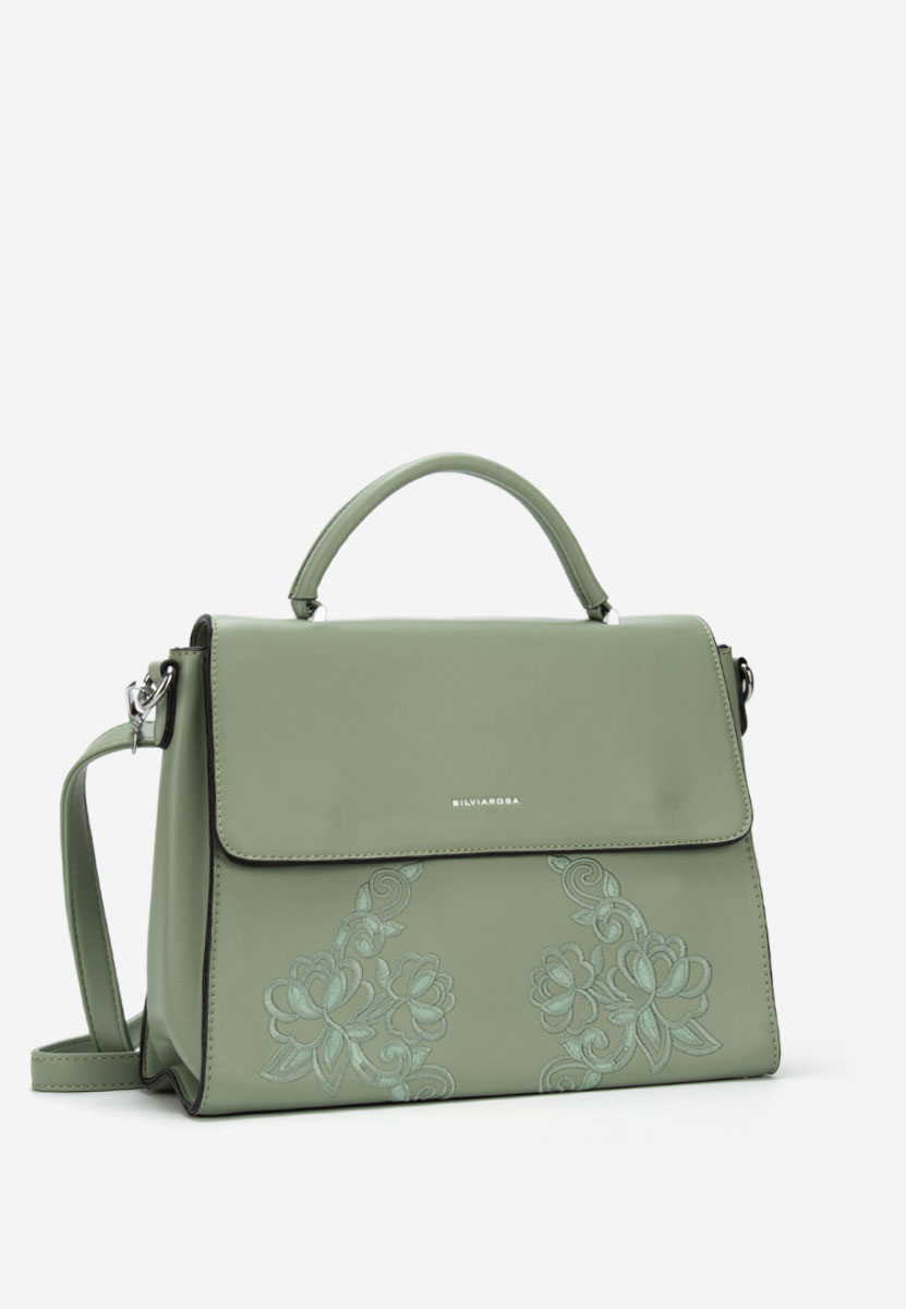 Borsa a mano Silvia Rosa 5960 verde