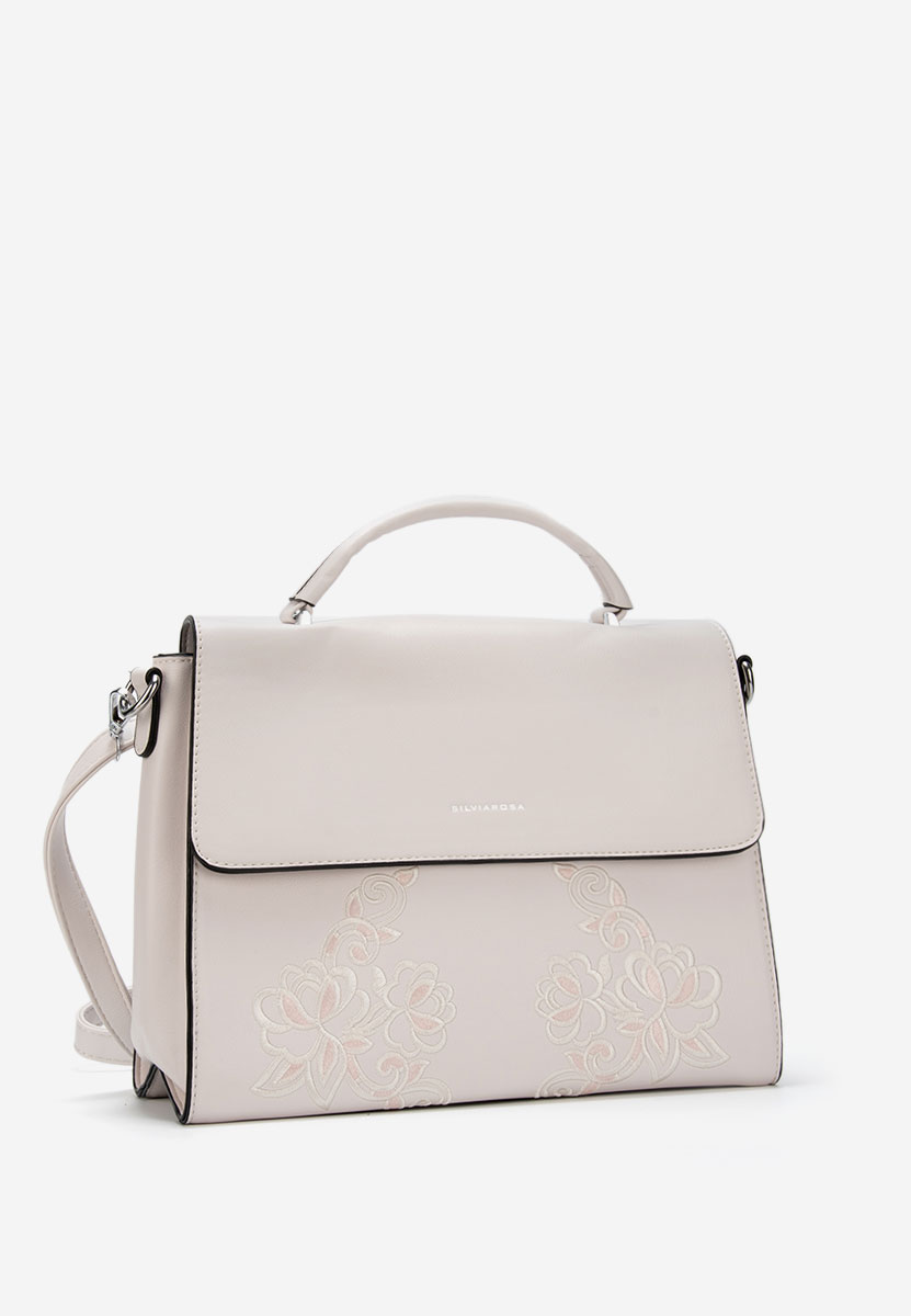 Borsa a mano Silvia Rosa 5960 bianca