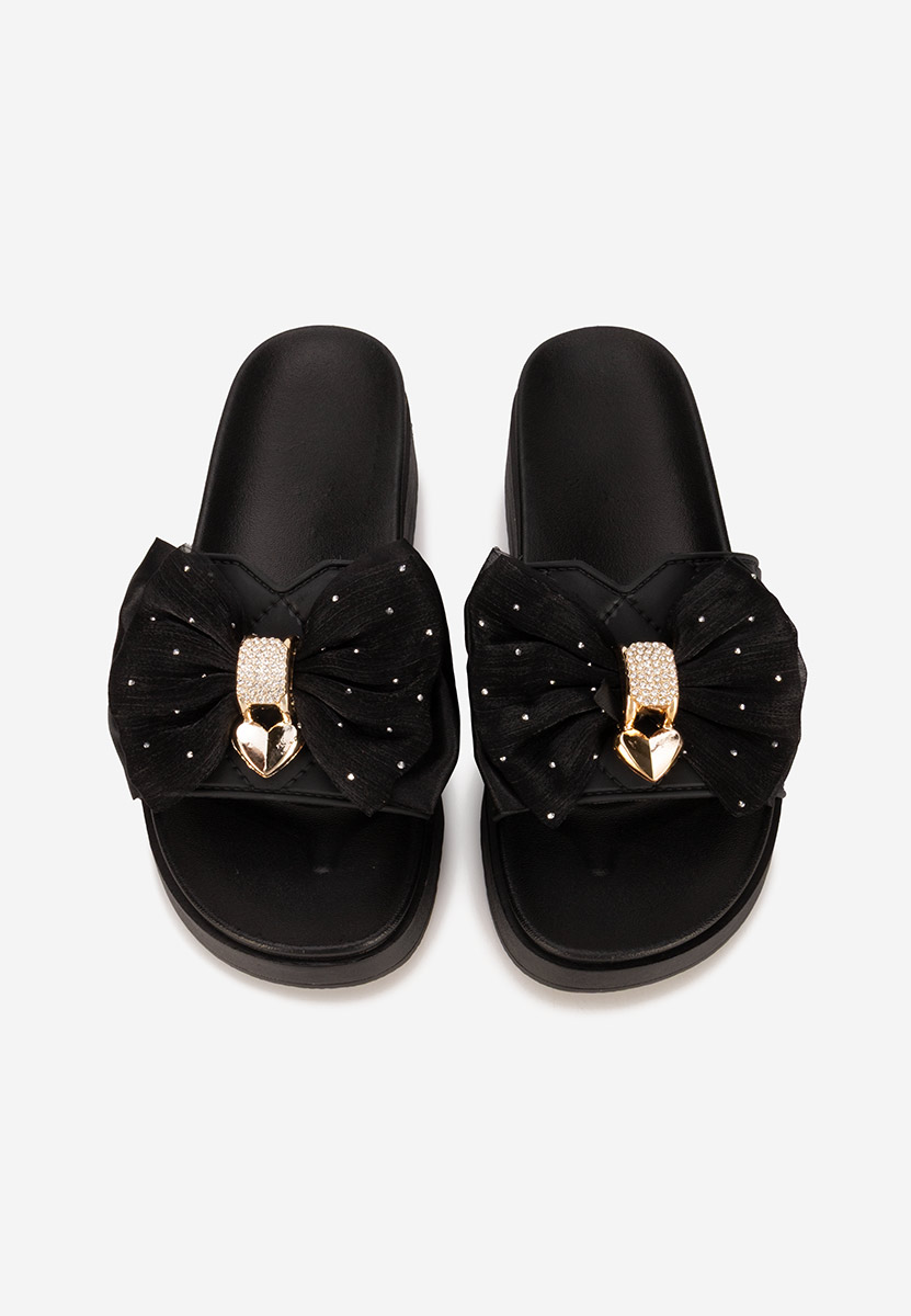 Ciabatte platform Karmelita nero