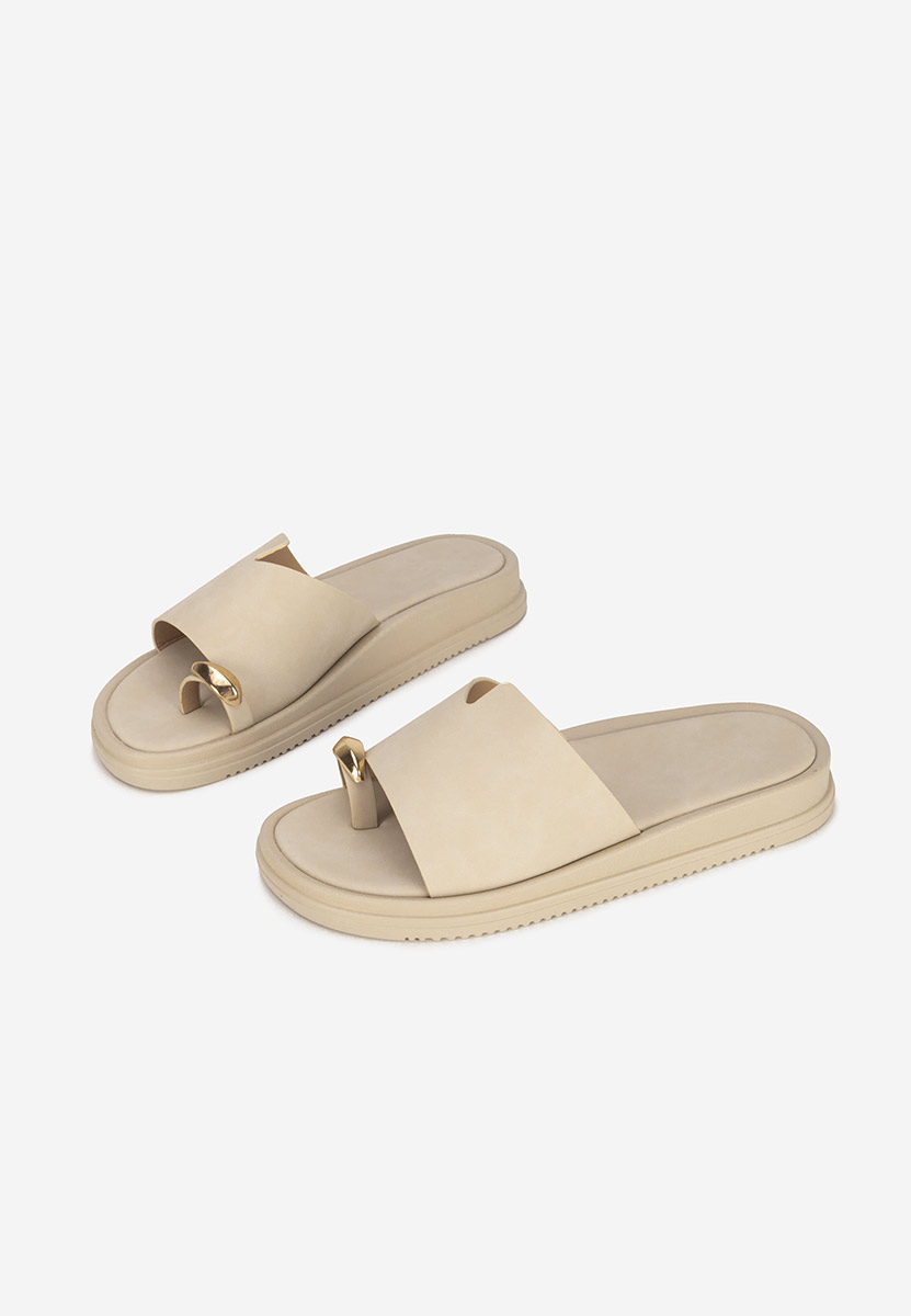 Ciabatte donna Zorana beige