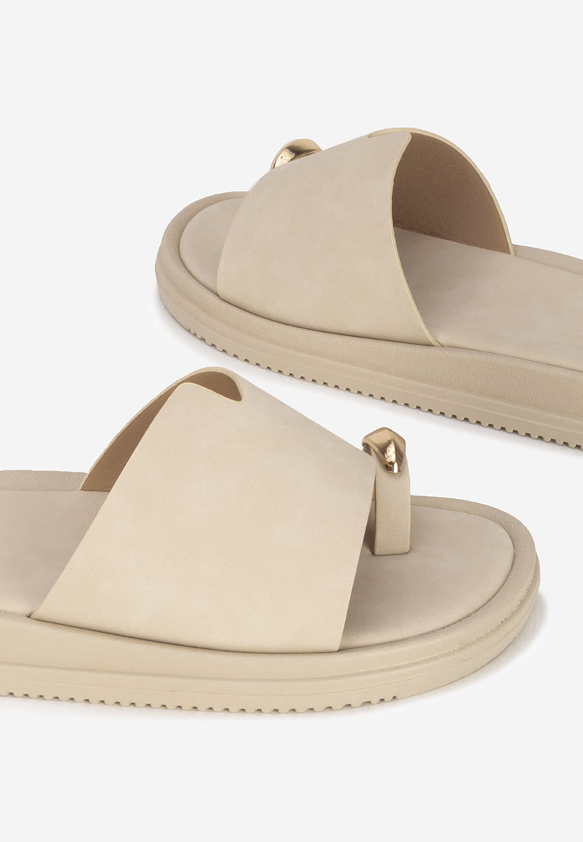 Ciabatte donna Zorana beige