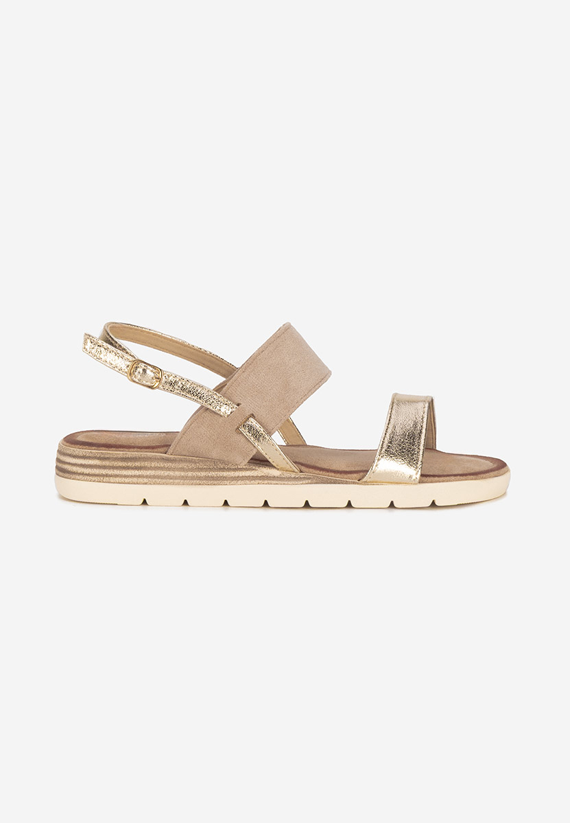 Sandali con plateau Sheilla cachi