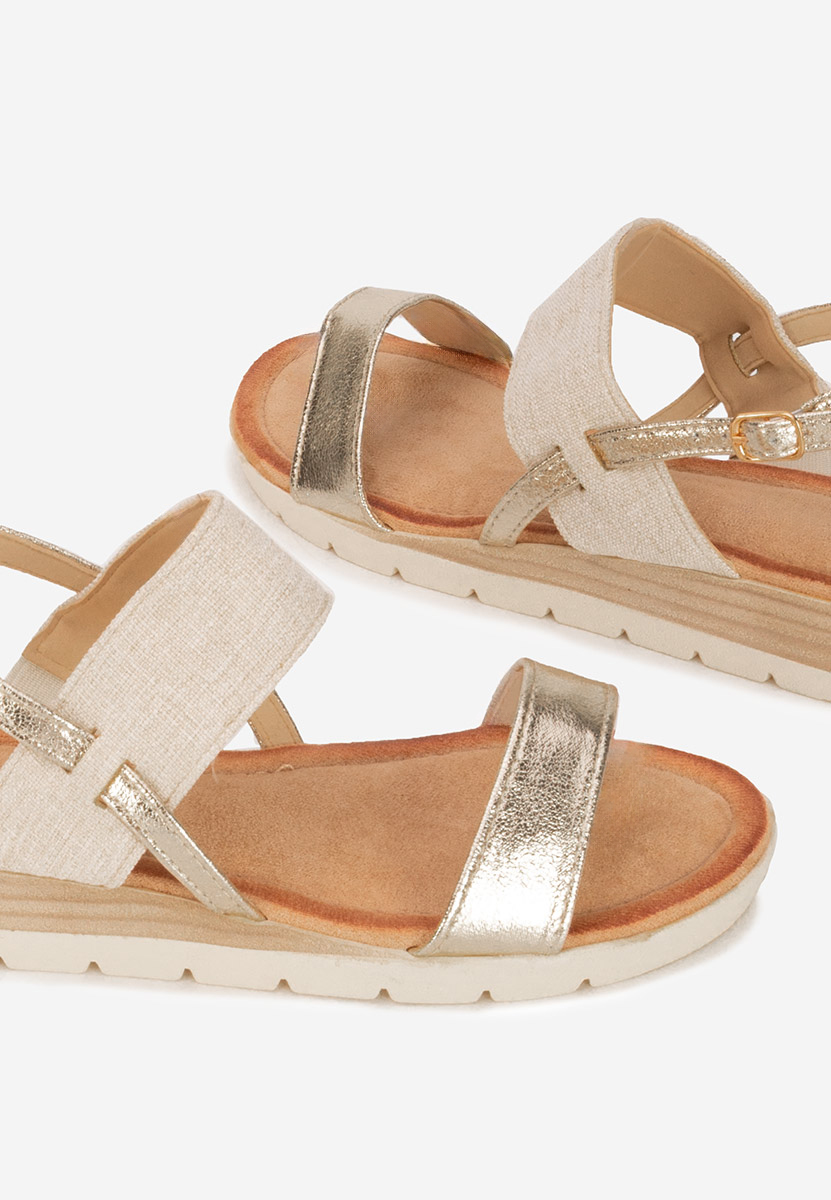 Sandali con plateau Sheilla beige
