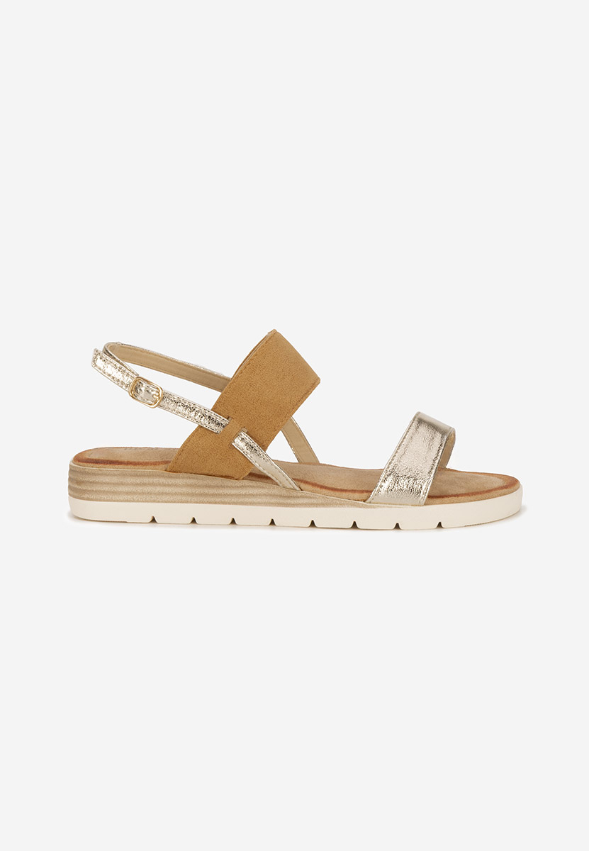 Sandali con plateau Sheilla camel
