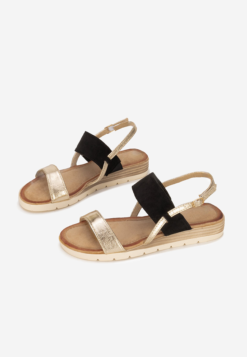 Sandali con plateau Sheilla nero