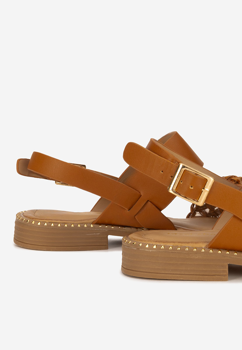 Sandali bassi Axia camel