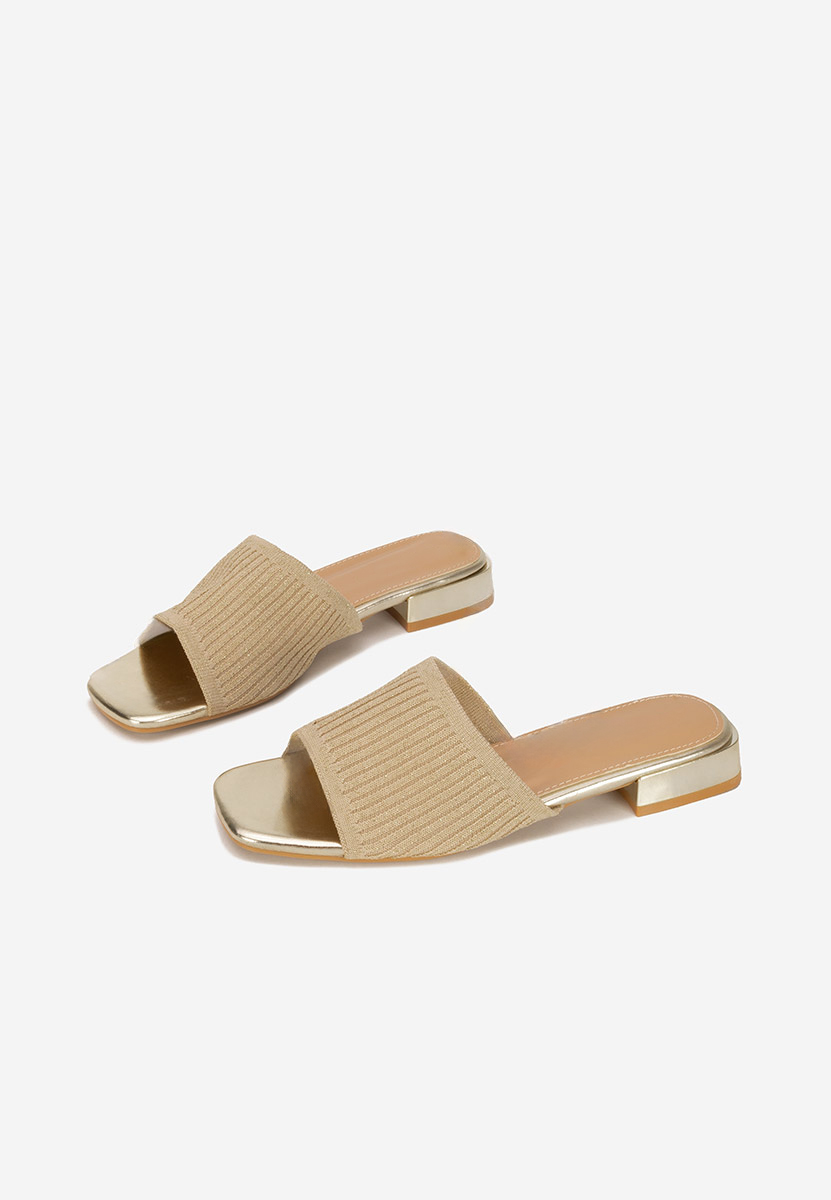 Ciabatte donna Alinia oro