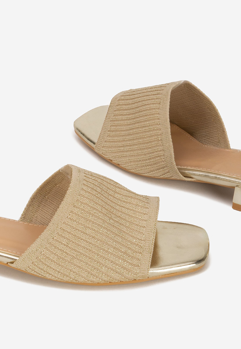 Ciabatte donna Alinia oro