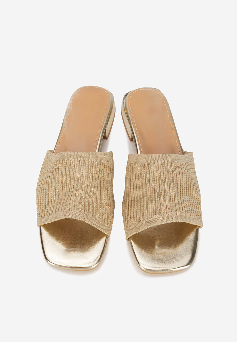 Ciabatte donna Alinia oro
