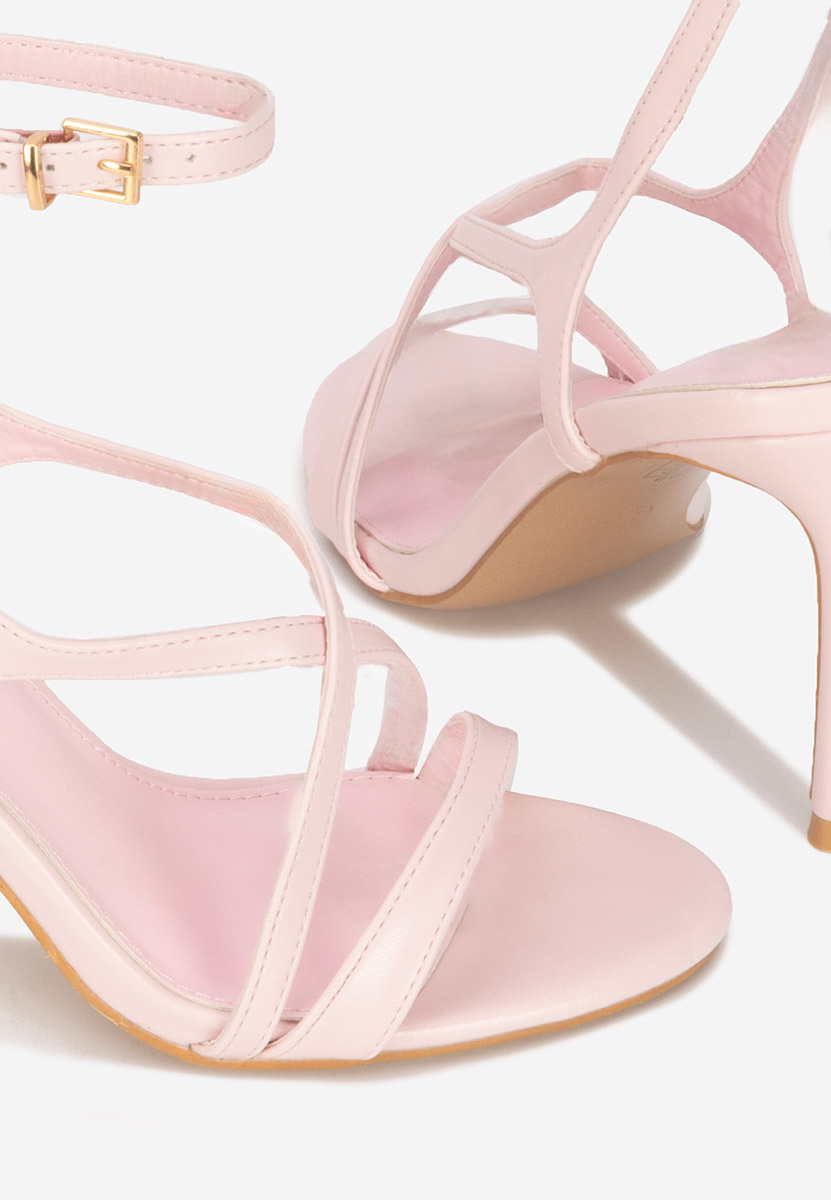 Sandali con tacco Sorania rosa