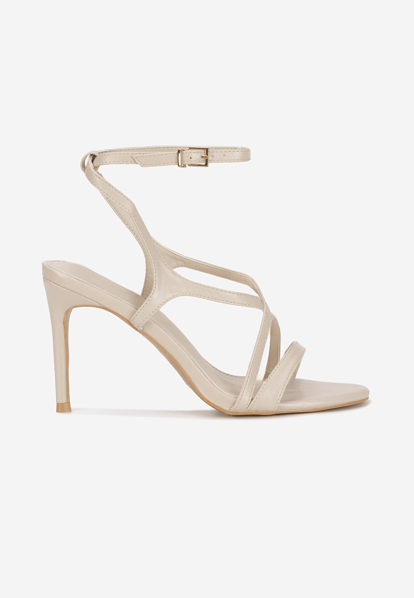 Sandali con tacco Sorania beige