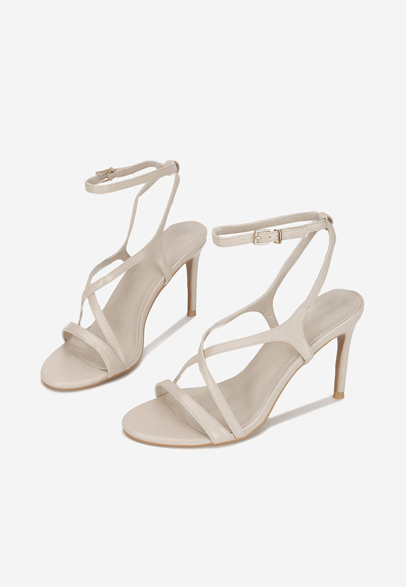 Sandali con tacco Sorania beige