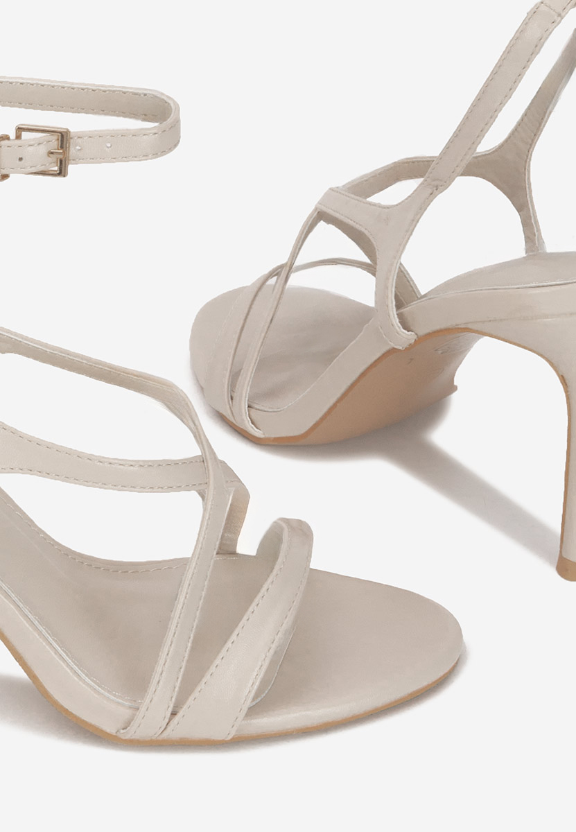 Sandali con tacco Sorania beige