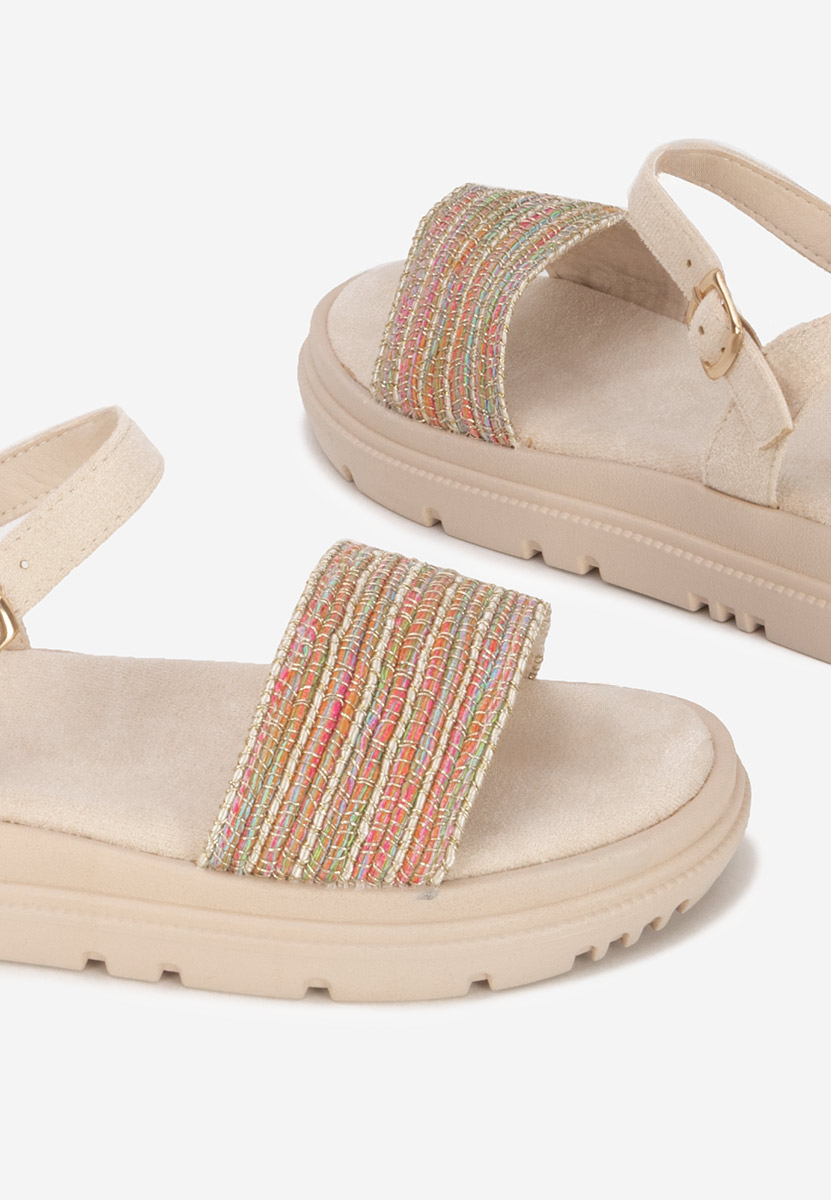 Sandali platform Donetia colorate