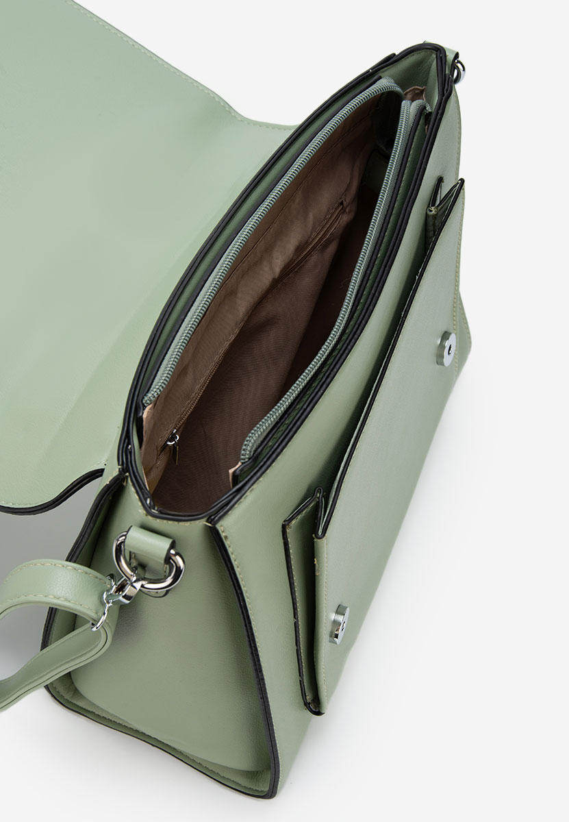 Borsa a spalla Silvia Rosa 5963 verde