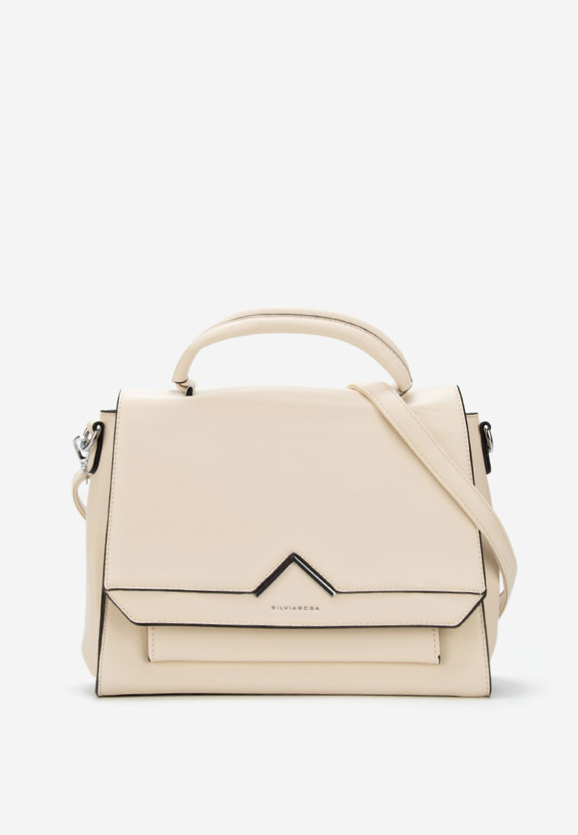 Borsa a spalla Silvia Rosa 5963 beige