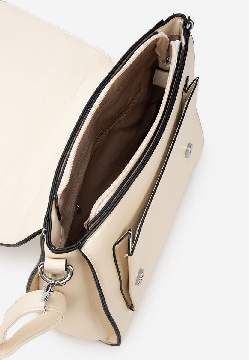 Borsa a spalla Silvia Rosa 5963 beige