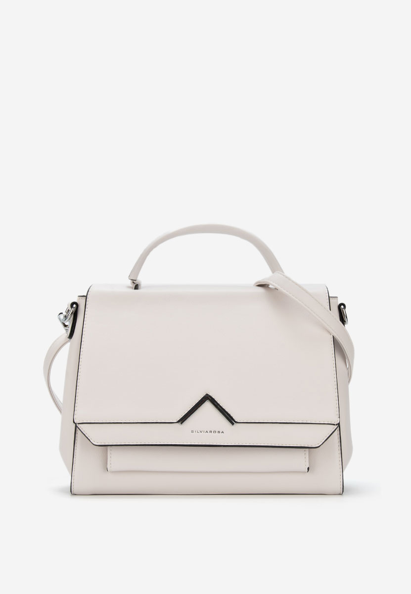 Borsa a spalla Silvia Rosa 5963 bianca