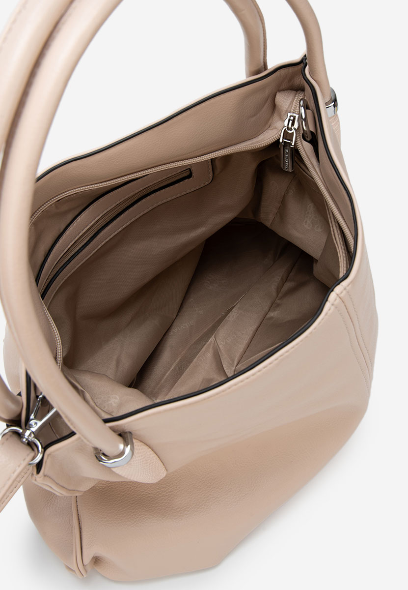 Borsa a mano Silvia Rosa 8253 V2 beige