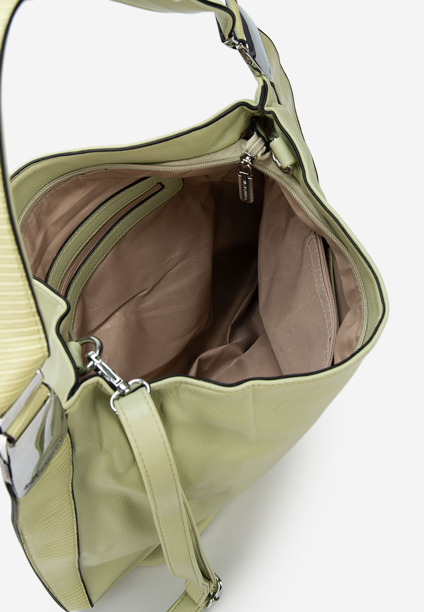 Borsa a mano Silvia Rosa 8254 verde