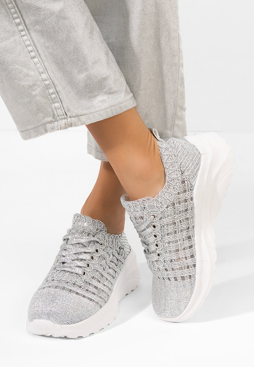 Sneakers donna Valeia argento