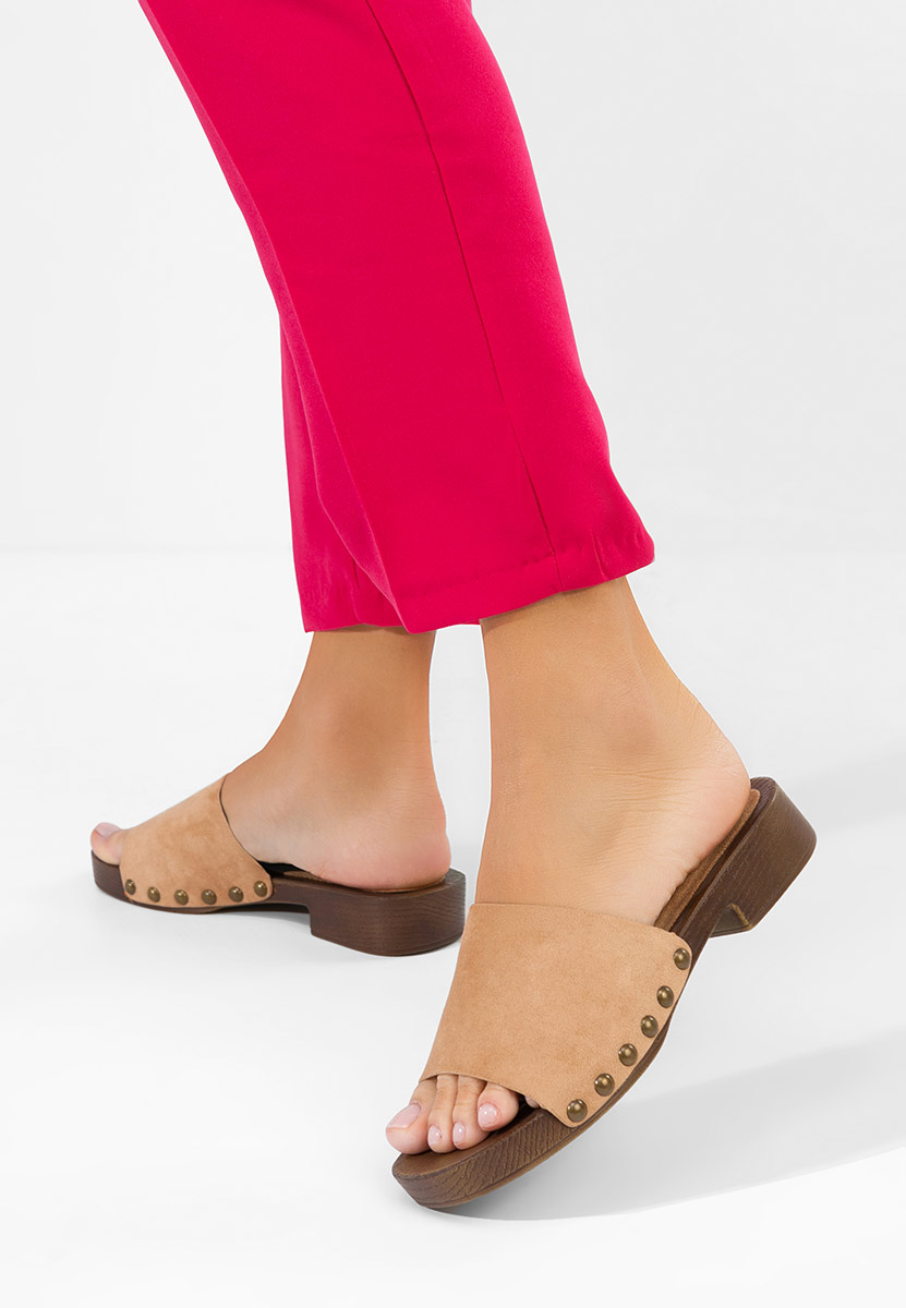 Ciabatte donna Syndi beige