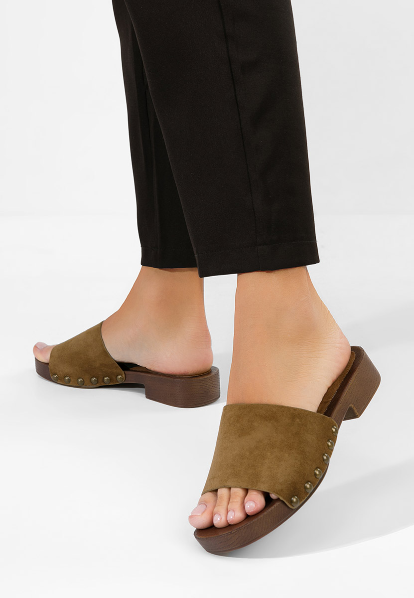 Ciabatte donna Syndi marrone