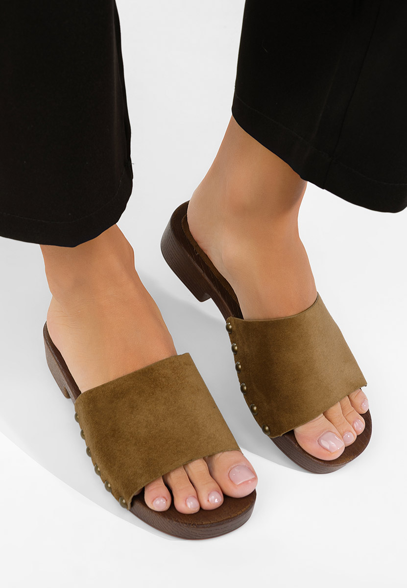 Ciabatte donna Syndi marrone