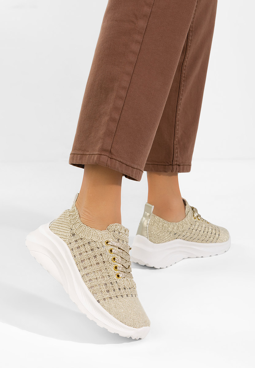 Sneakers donna Valeia oro