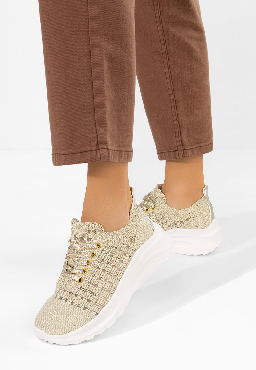 Sneakers donna Valeia oro