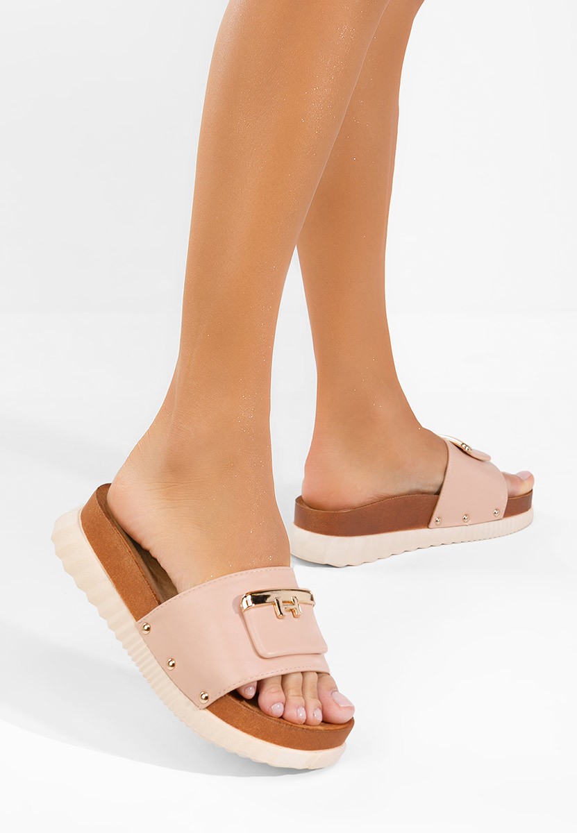 Ciabatte platform Kammy rosa