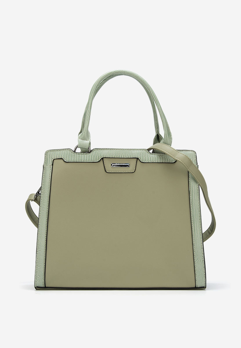 Borsa a mano Silvia Rosa 8174 verde