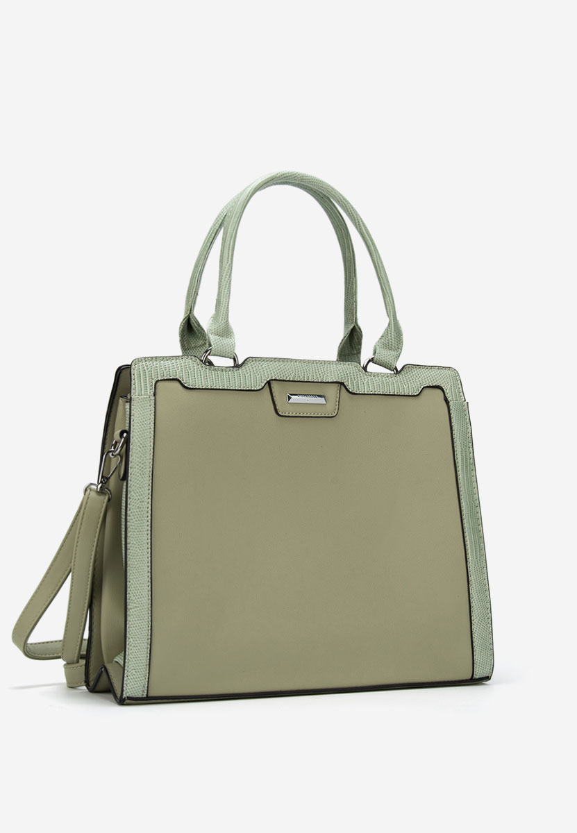 Borsa a mano Silvia Rosa 8174 verde
